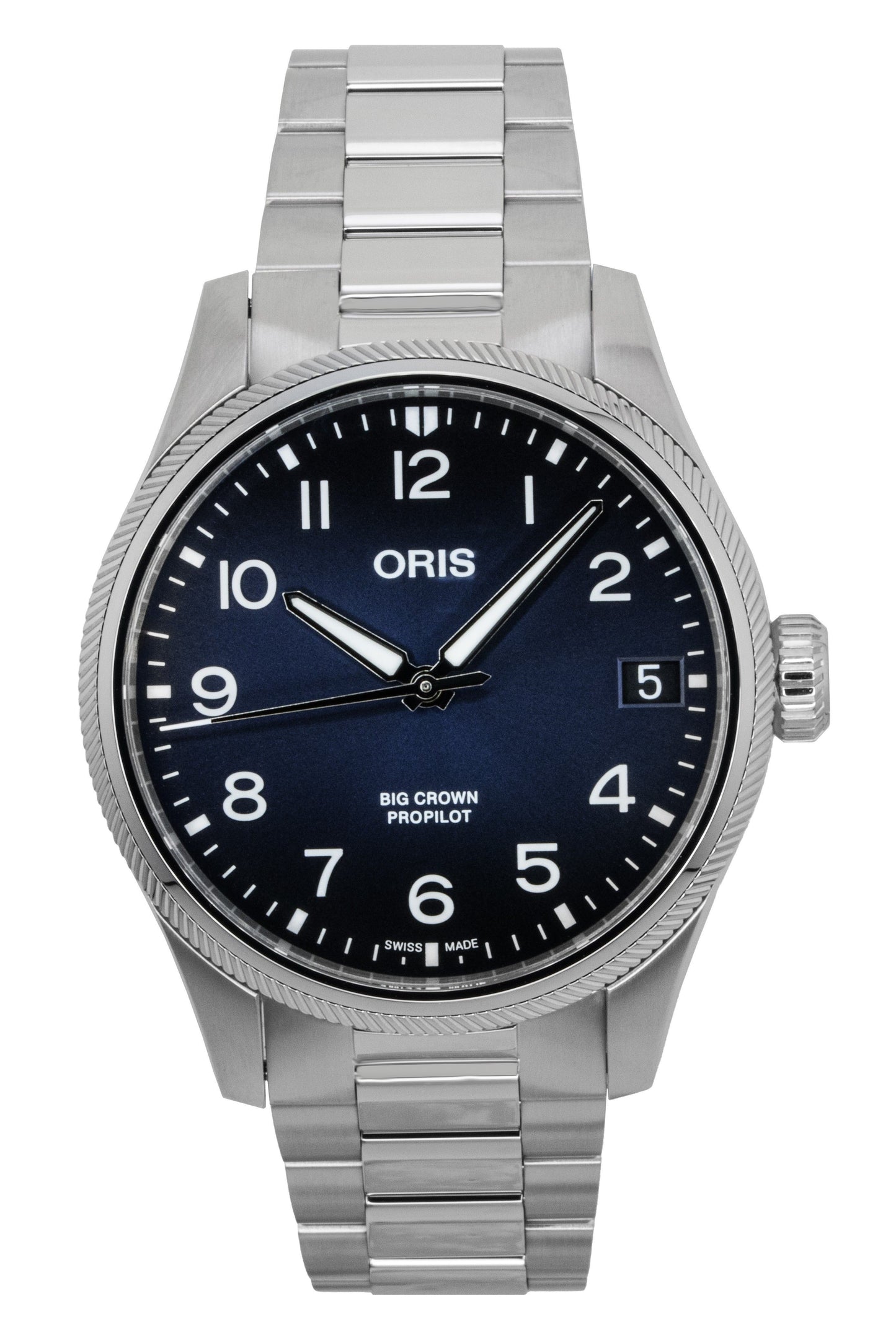 Oris Big Crown Propilot Stainless Steel Blue Dial Automatic 01-751-7761-4065-07-8-20-08P 100M Men's Watch - Oris