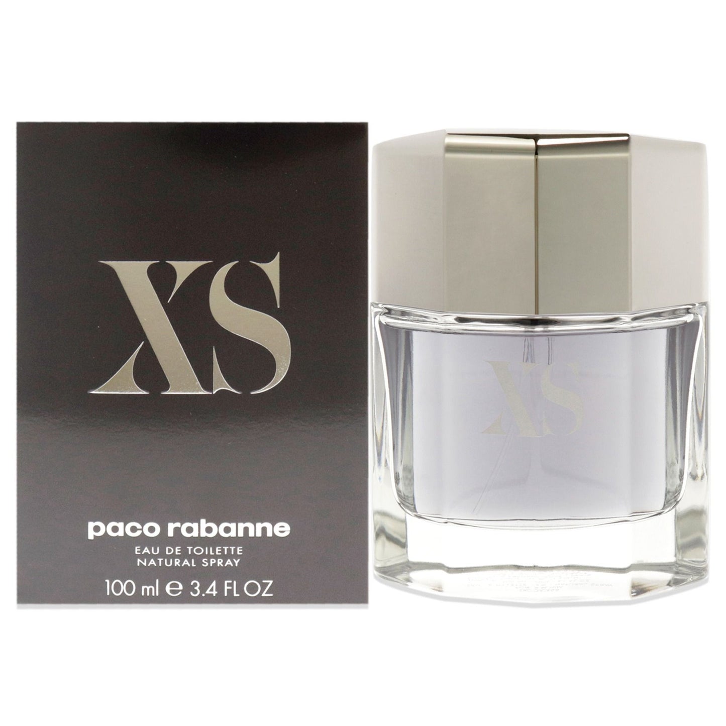 Paco Rabanne Black XS for Men 3.4 oz Eau de Toilette Spray - Paco