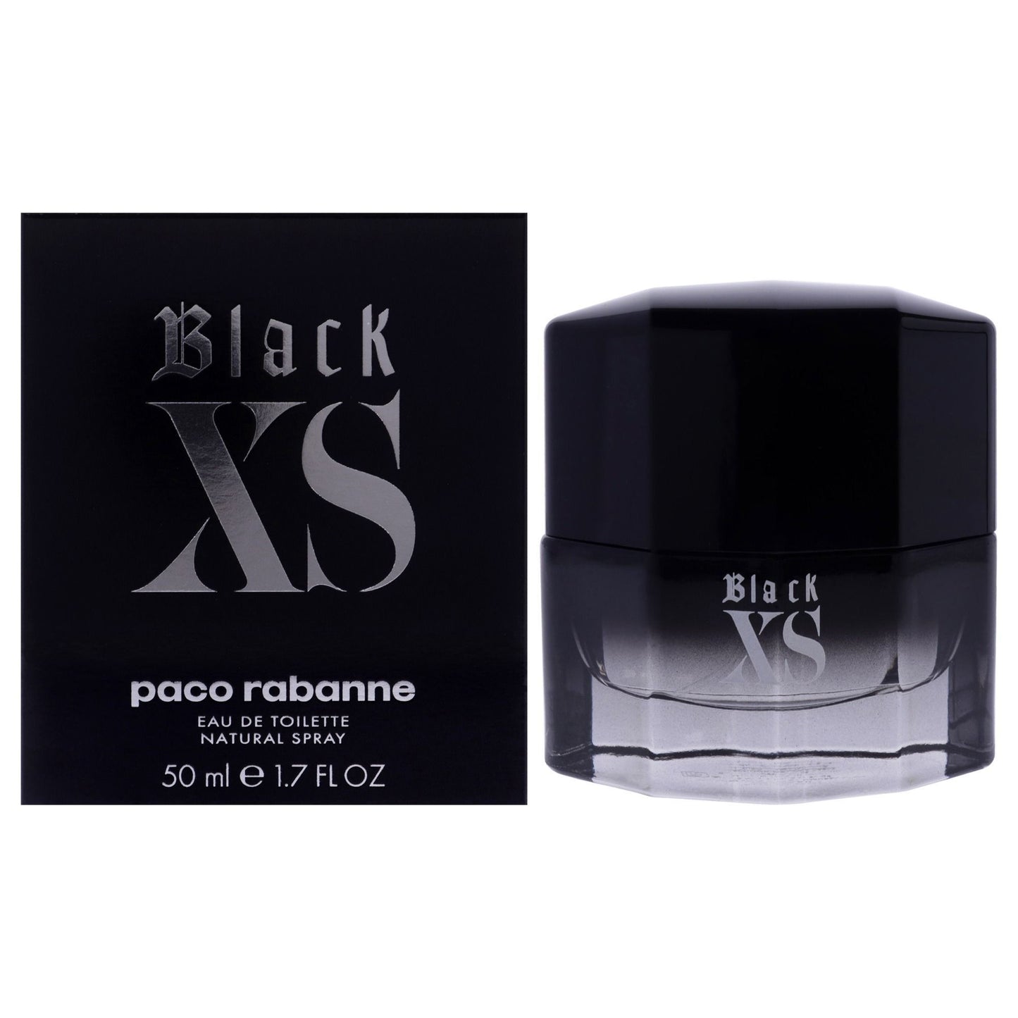 Paco Rabanne Black XS for Men - 1.7 oz Eau de Toilette Spray - Paco