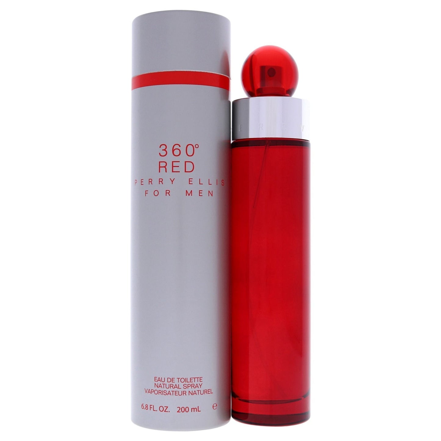 Perry Ellis 360 Red by Perry Ellis for Men - 6.8 oz Eau de Toilette Spray - Perry