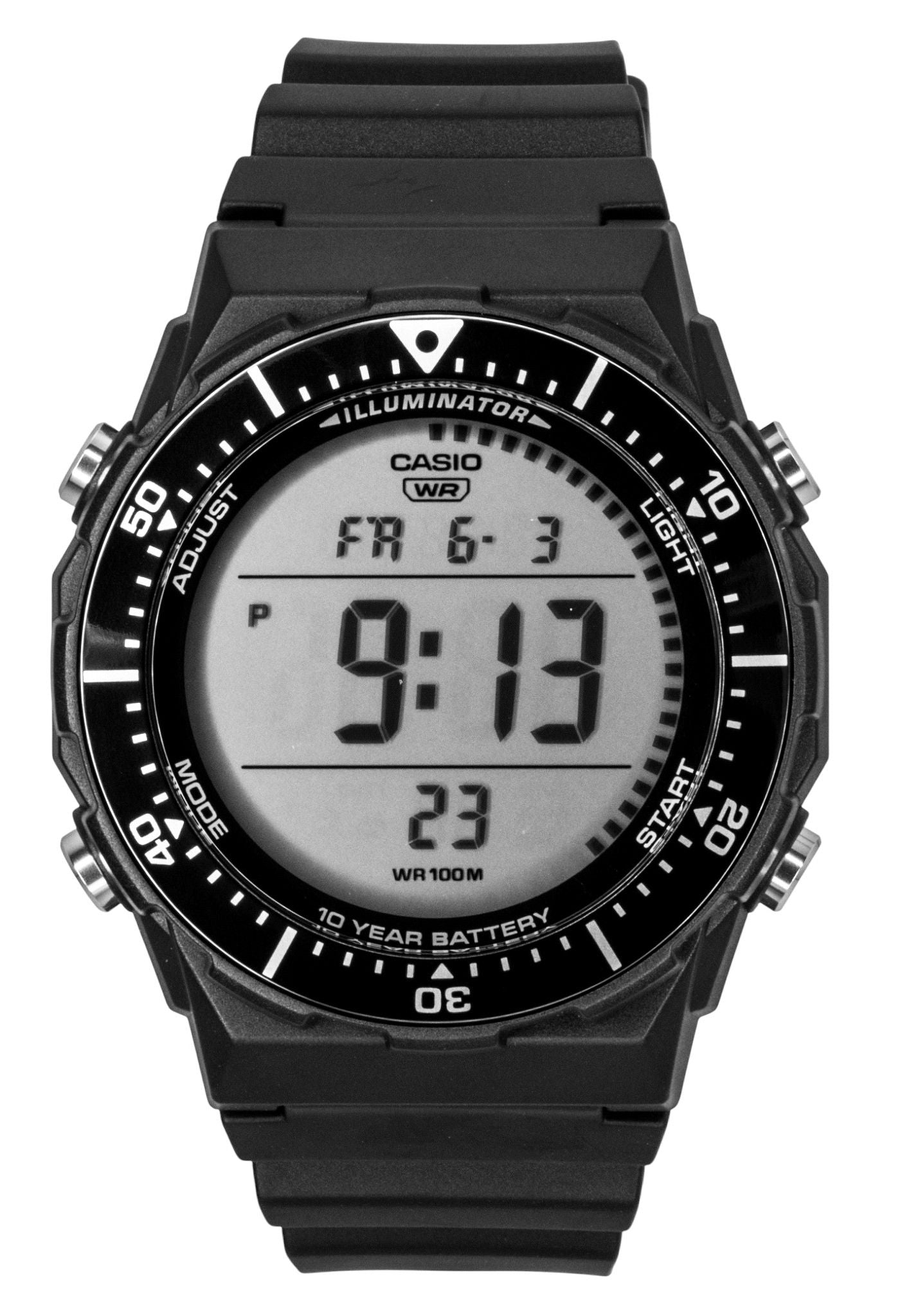 Casio Multifunctional Digital Resin Strap Quartz AE-1700H-1AV 100M Men's Watch - Casio