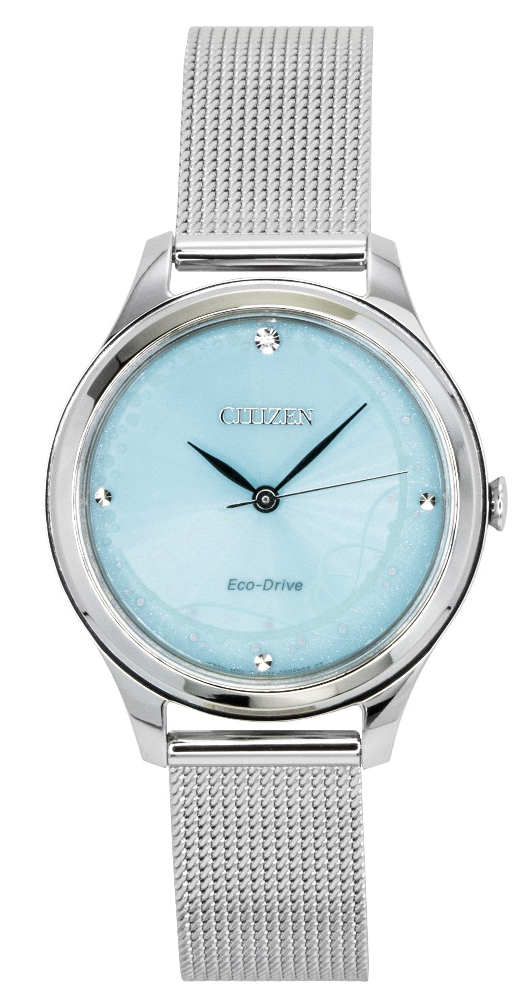 Citizen Eco-Drive Stainless Steel Mint Green Dial EM0501-89M Women's Watch - Citizen