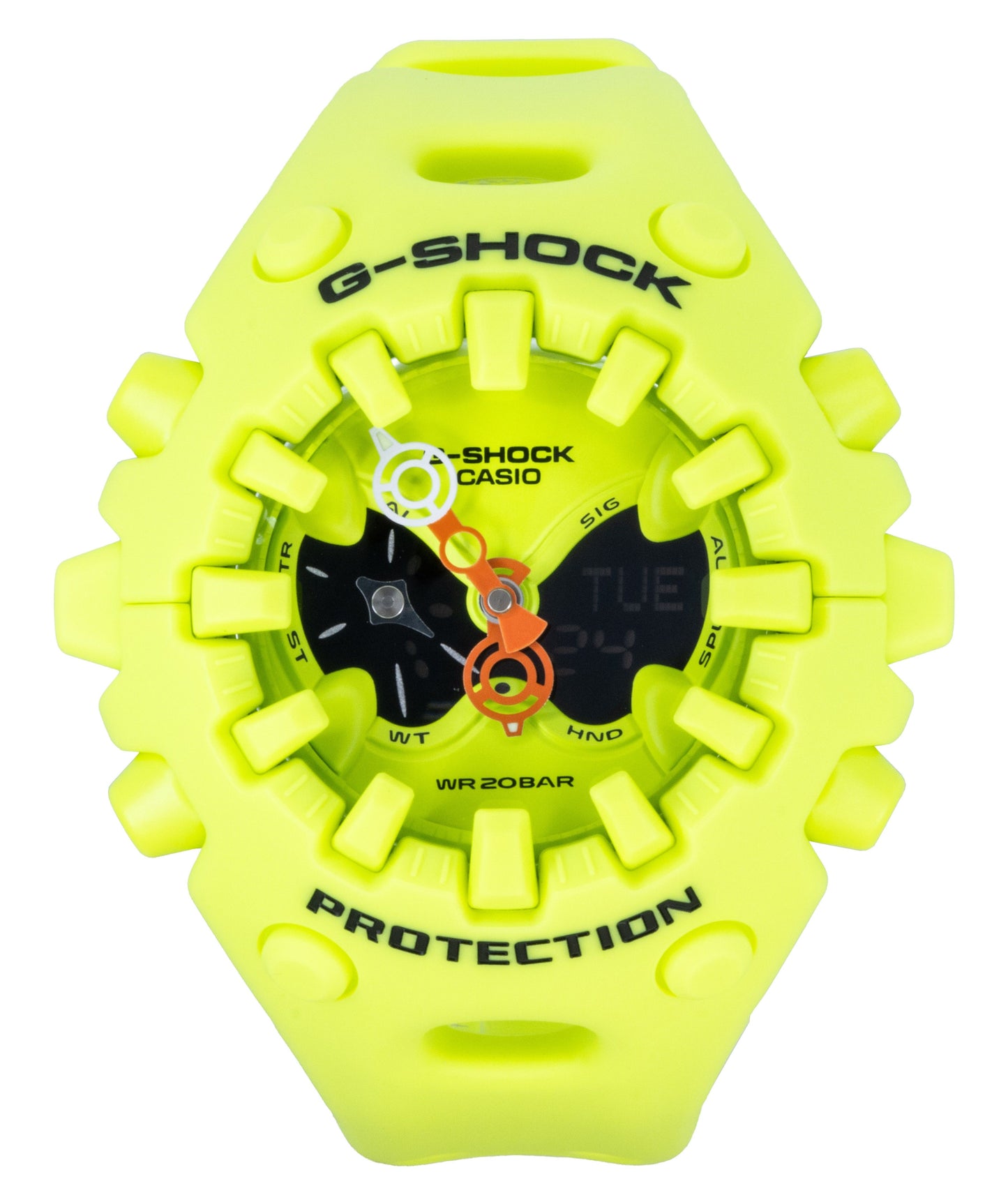 Casio G-Shock Analog Digital Resin Strap Green Dial Quartz GA-V01-9A 200M Unisex Watch - Casio