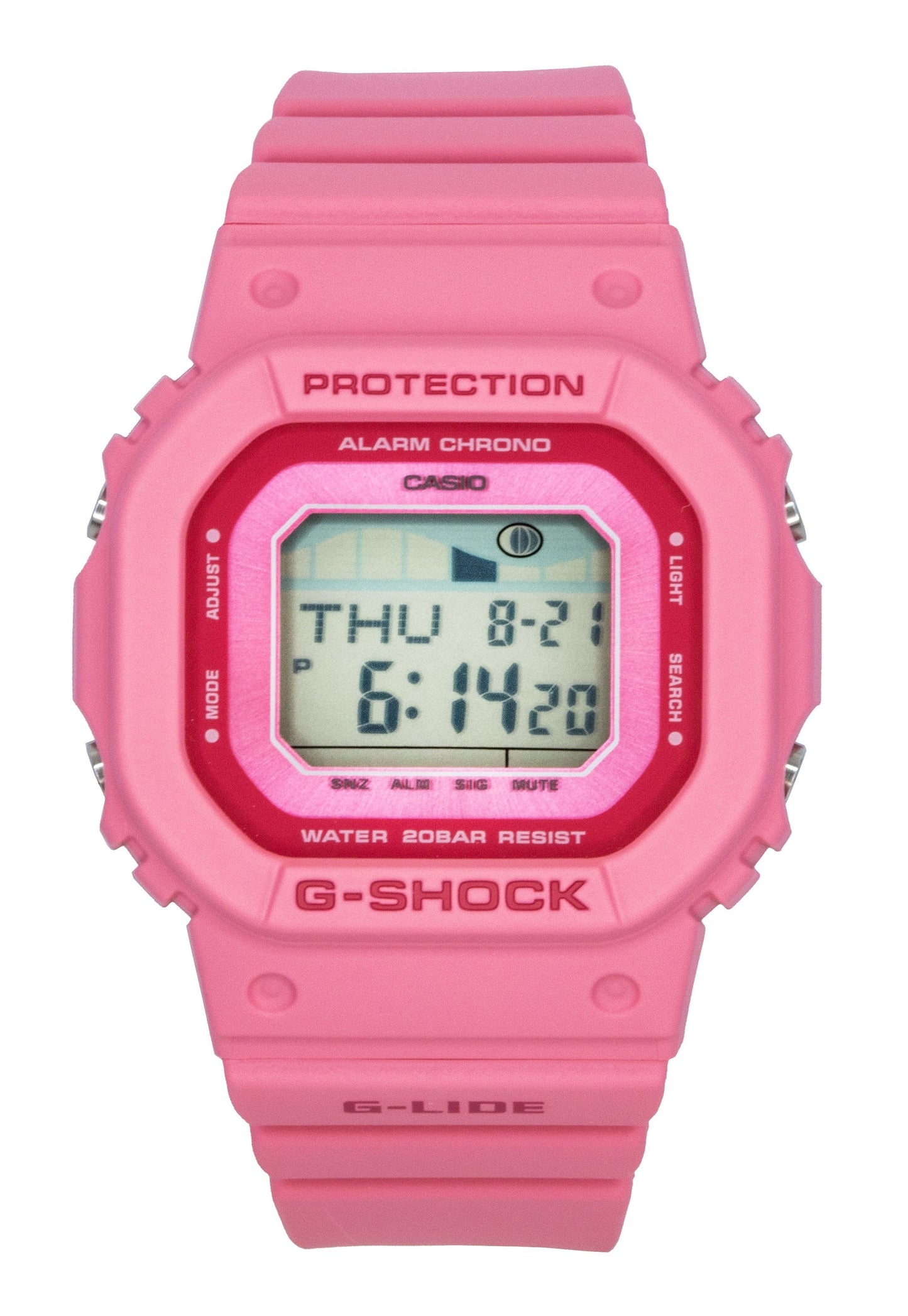 Casio G-Shock G-Lide Digital Bio-Based Resin Strap Quartz GLX-S5610-4 200M Women's Watch - Casio