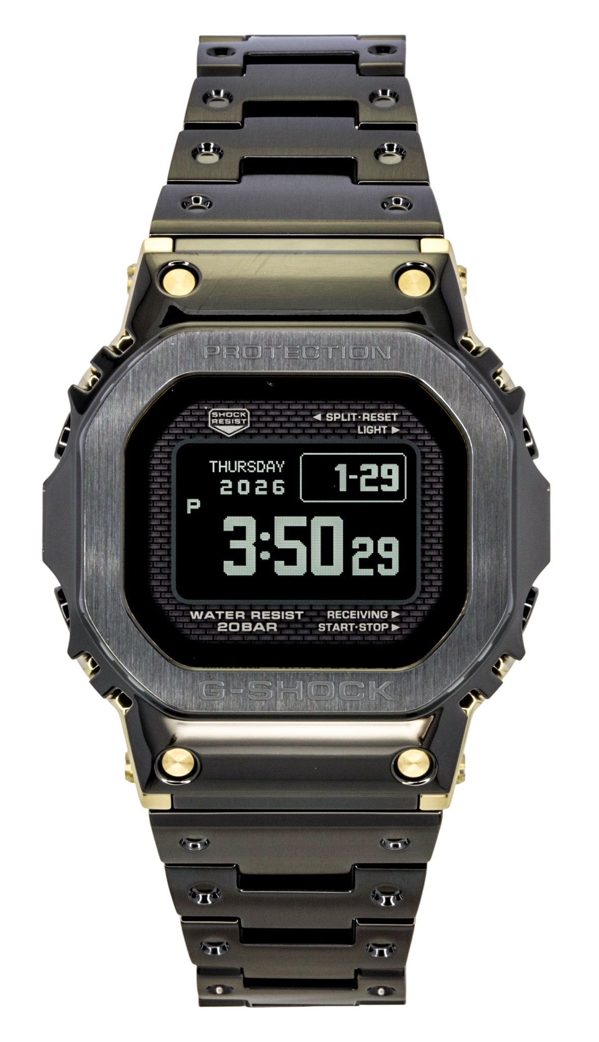 Casio G-Shock Digital Full Metal Smartphone Link Solar GMW-BZ5000BD-1 200M Men's Watch - Casio