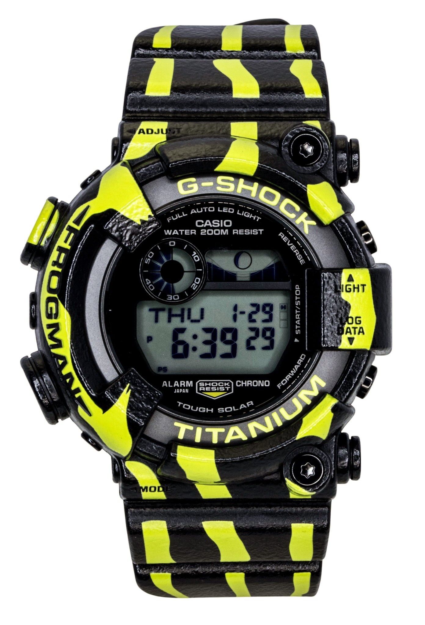 Casio G-Shock Master Of G-Sea Frogman Digital Bio-Based Resin Solar GW-8200TPF-1 200M Men's Watch - Casio
