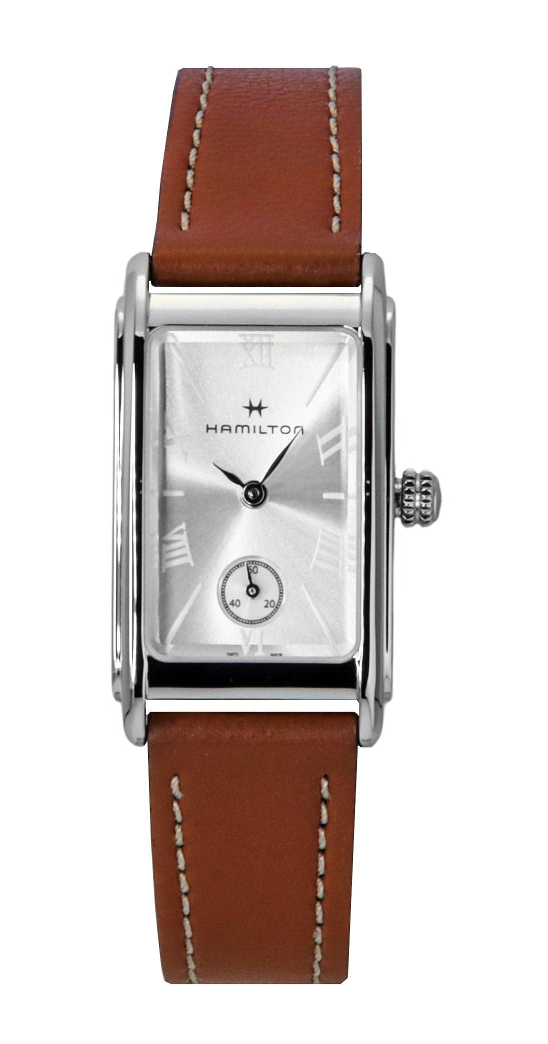 Hamilton American Classic Ardmore Leather Strap Silver Dial Quartz H11221550 Unisex Watch - Hamilton