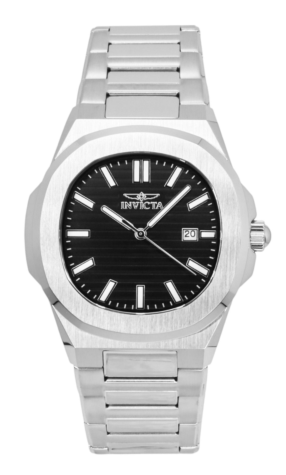 Invicta Speedway Stainless Steel Black Dial Quartz 48319 Men's Watch - Invicta