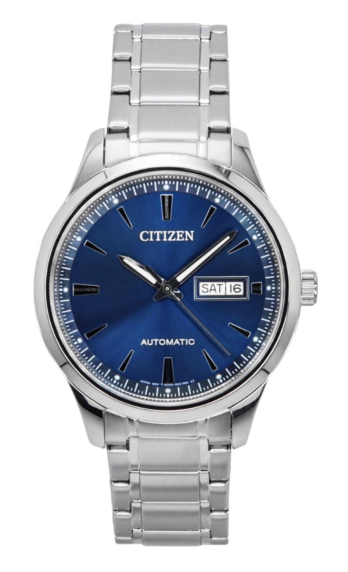 Citizen Stainless Steel Blue Dial Automatic NY4058-79L Men's Watch - Citizen