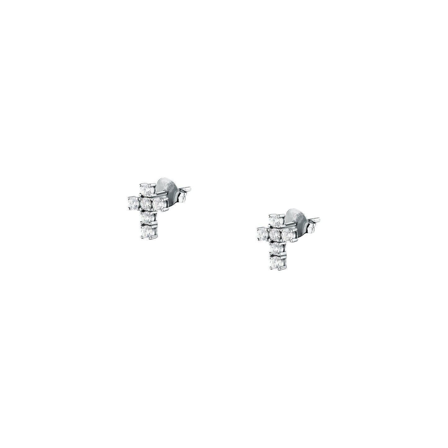 Morellato Tesori Earrings With White Cross SAIW217 For Women - Morellato
