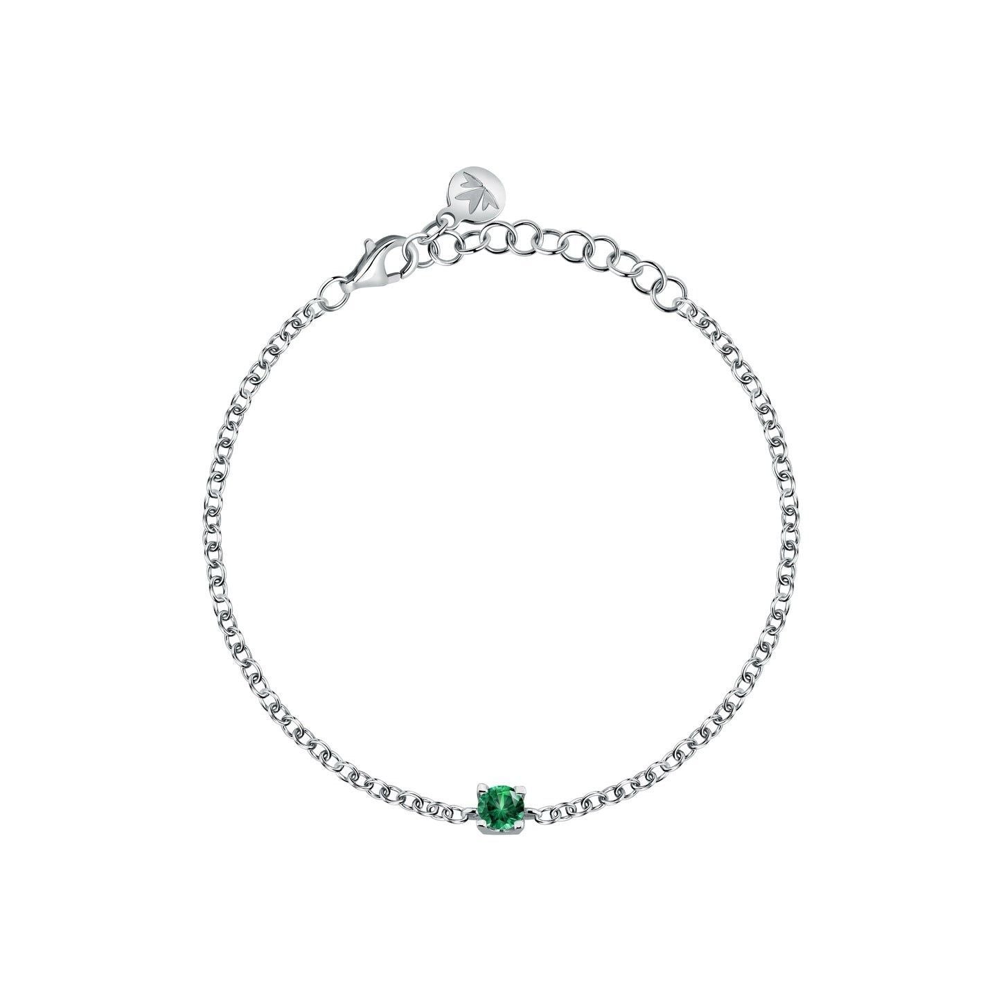 Morellato Tesori Bracelet With Green Stone SAIW239 For Women - Morellato