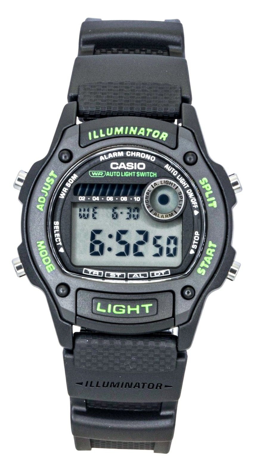 Casio Standard Digital Bio-Based Resin Strap Quartz W-220H-1A3V Unisex Watch - Casio