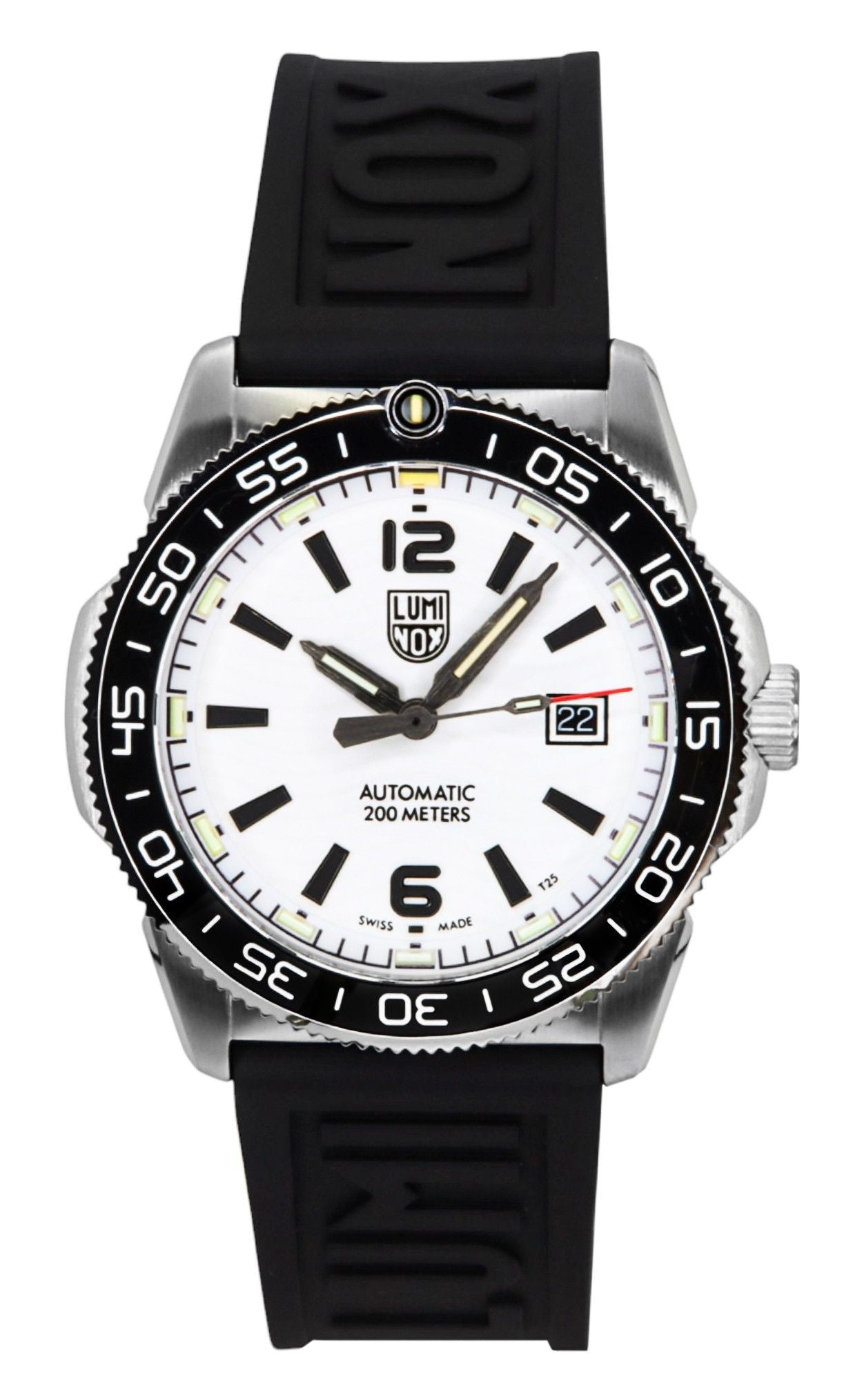 Luminox Pacific Diver Midnight Mariner Rubber Strap White Dial Automatic XS.3101.H 200M Men's Watch - Luminox