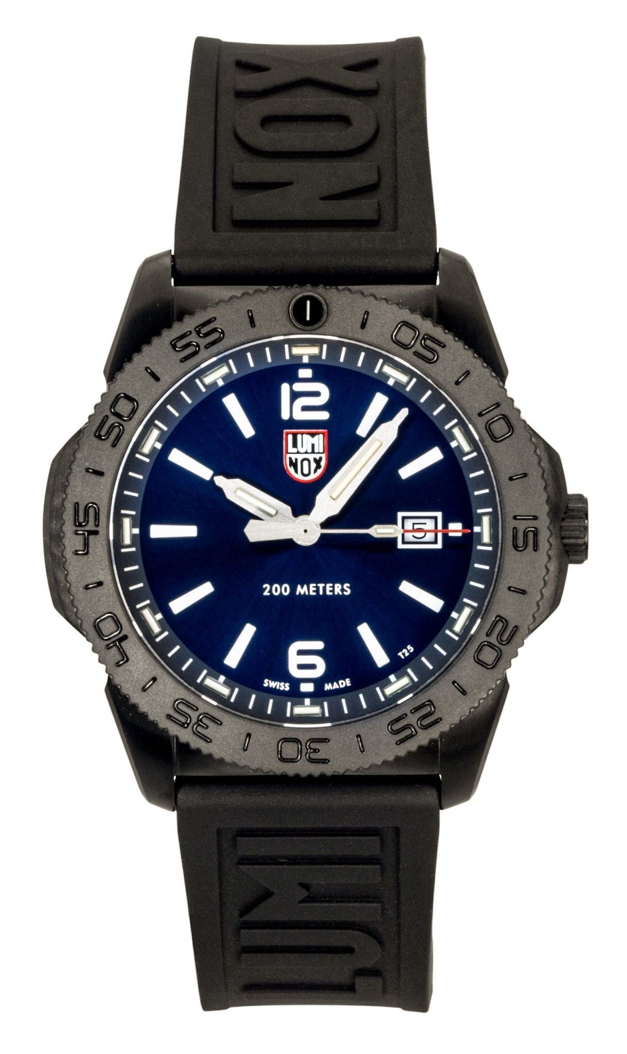 Luminox Pacific Diver Rubber Strap Blue Sunray Dial Quartz Diver's XS.3123.B 200M Men's Watch - Luminox