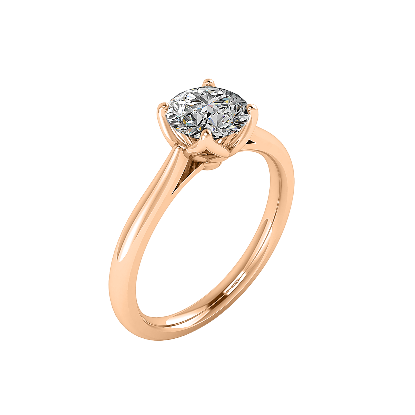 Solitaire,14KT Rose Gold - BN & CO JEWELRY