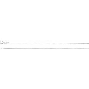 Rhodium-Plated Sterling Silver 1 mm Baby Wheat 24" Chain - BN & CO JEWELRY