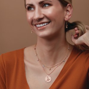 14K Rose 1.5 mm Solid Cable 16" Chain - BN & CO JEWELRY