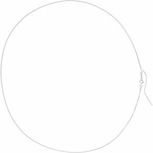 14K White 1 mm Adjustable Threader Box 16-22" Chain - BN & CO JEWELRY