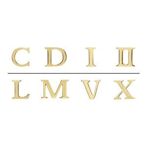 14K Yellow Single Roman Numeral C Earring - BN & CO JEWELRY