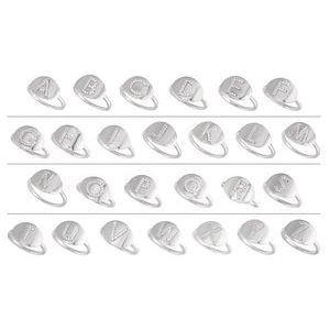 14K White .07 CTW Natural Diamond Initial S Ring - BN & CO JEWELRY