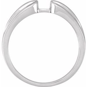 14K White Engagement Ring Base - BN & CO JEWELRY