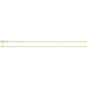 14K Yellow 1.5 mm Diamond-Cut Wheat 18" Chain - BN & CO JEWELRY