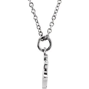 Sterling Silver Tiny Posh® Crown 16-18" Necklace - BN & CO JEWELRY