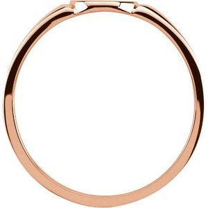 14K Rose 7x6 mm Oval Signet Ring Size 7 - BN & CO JEWELRY