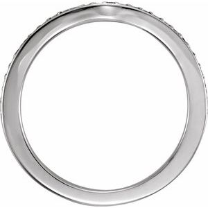 Platinum 1/10 CTW Natural Diamond Band - BN & CO JEWELRY