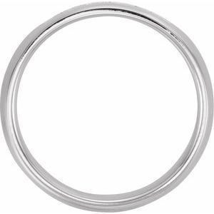 14K White 1/4 CTW Diamond Knife Edge Band - BN & CO JEWELRY