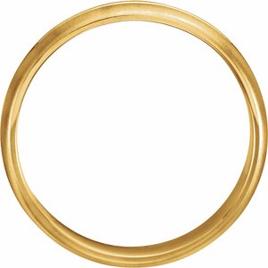 14K Yellow 6 mm Grooved Band with Beadblast Finish Size 10 - BN & CO JEWELRY