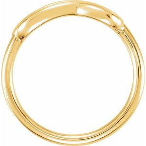 14K Yellow Double Infinity-Inspired Ring - BN & CO JEWELRY