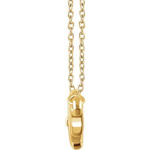 14K Yellow Heartbeat 16-18" Necklace - BN & CO JEWELRY