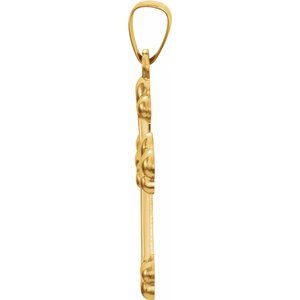 Hollow Cross Pendant - BN & CO JEWELRY