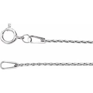 Rhodium-Plated Sterling Silver 1 mm Baby Wheat 24" Chain - BN & CO JEWELRY