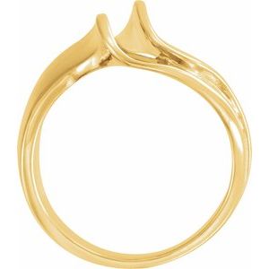 14K Yellow Gold 18 mm Statement Ring - BN & CO JEWELRY