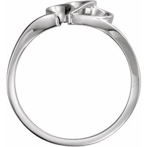 14K White Freeform Ring - BN & CO JEWELRY