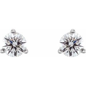 14K White 1/4 CTW Natural Diamond Earrings - BN & CO JEWELRY