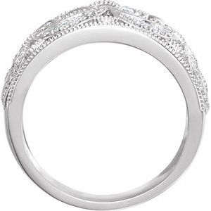 14K White 1/3 CTW Natural Diamond Ring - BN & CO JEWELRY