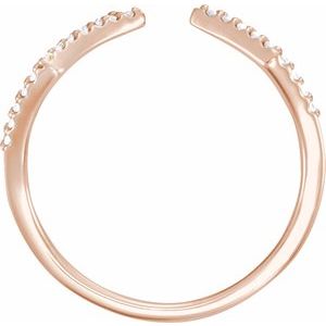 14K Rose 1/5 CTW Diamond Geometric Ring - BN & CO JEWELRY