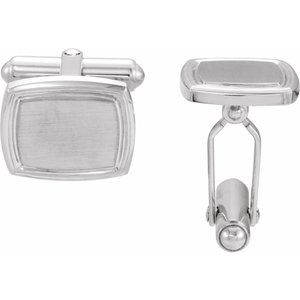 Sterling Silver 14x16 mm Cuff Links - BN & CO JEWELRY