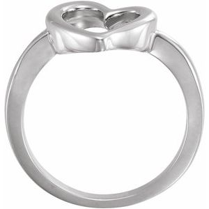 Sterling Silver Heart Ring - BN & CO JEWELRY