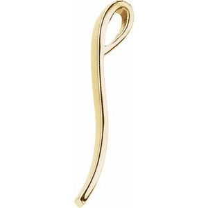 10K Yellow Freeform Pendant - BN & CO JEWELRY