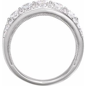 Platinum 1 1/2 CTW Natural Diamond Anniversary Band - BN & CO JEWELRY