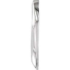 10K White Heart Slide Pendant - BN & CO JEWELRY