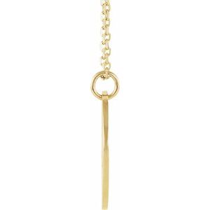 18K Yellow Gold-Plated Sterling Silver Engravable Pierced Heart Disc 16-18" Necklace - BN & CO JEWELRY