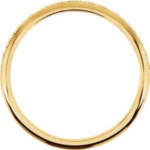 14K Yellow 2 mm Band Size 7.5 - BN & CO JEWELRY