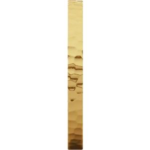 14K Yellow 2 mm Flat Band with Hammered Texture Size 5 - BN & CO JEWELRY