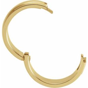 14K Yellow 8 mm CLIQ® Hinged Adjustable Band Size 7 - BN & CO JEWELRY
