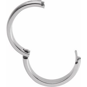 Platinum 8 mm CLIQ® Hinged Adjustable Band Size 6.5 - BN & CO JEWELRY